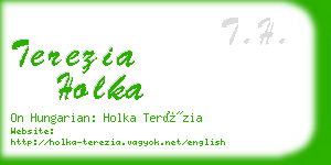 terezia holka business card